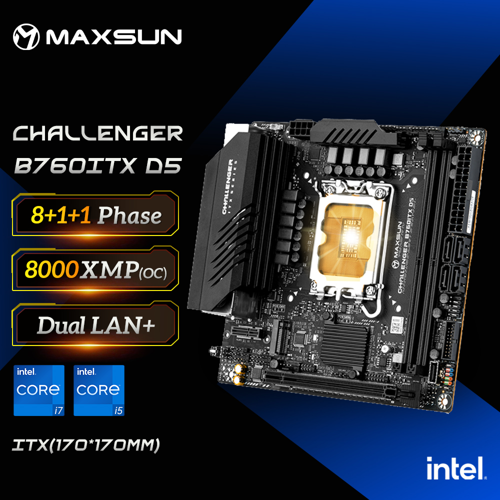 Ddr5 64Gb - Placa base de juego MAXSUN B760ITX