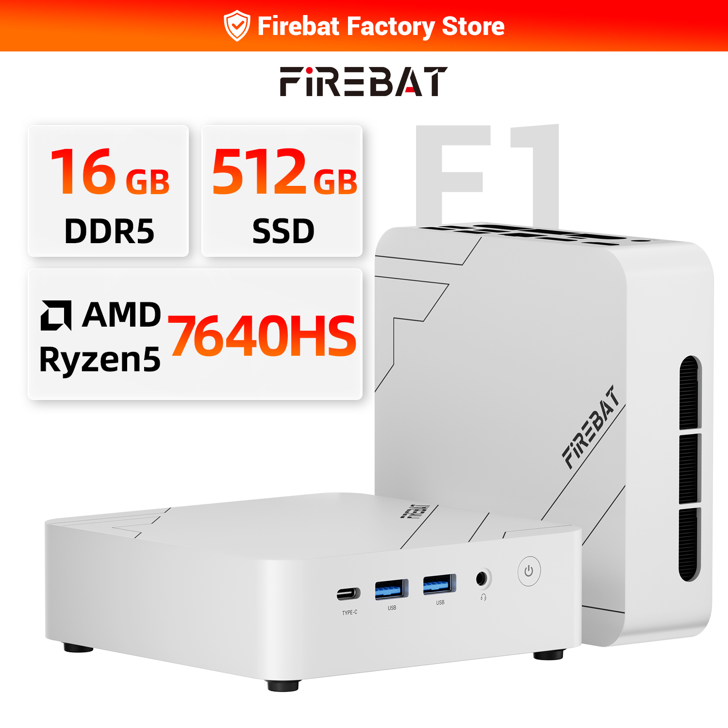Ddr5 Ram - FIREBAT F1 MINI PC AMD Ryzen