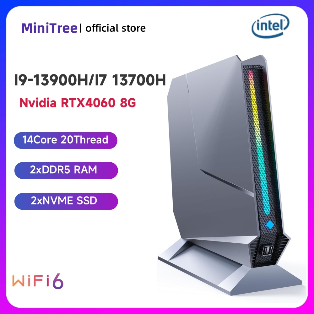 Ddr5 64Gb - Mini PC de escritorio para juegos