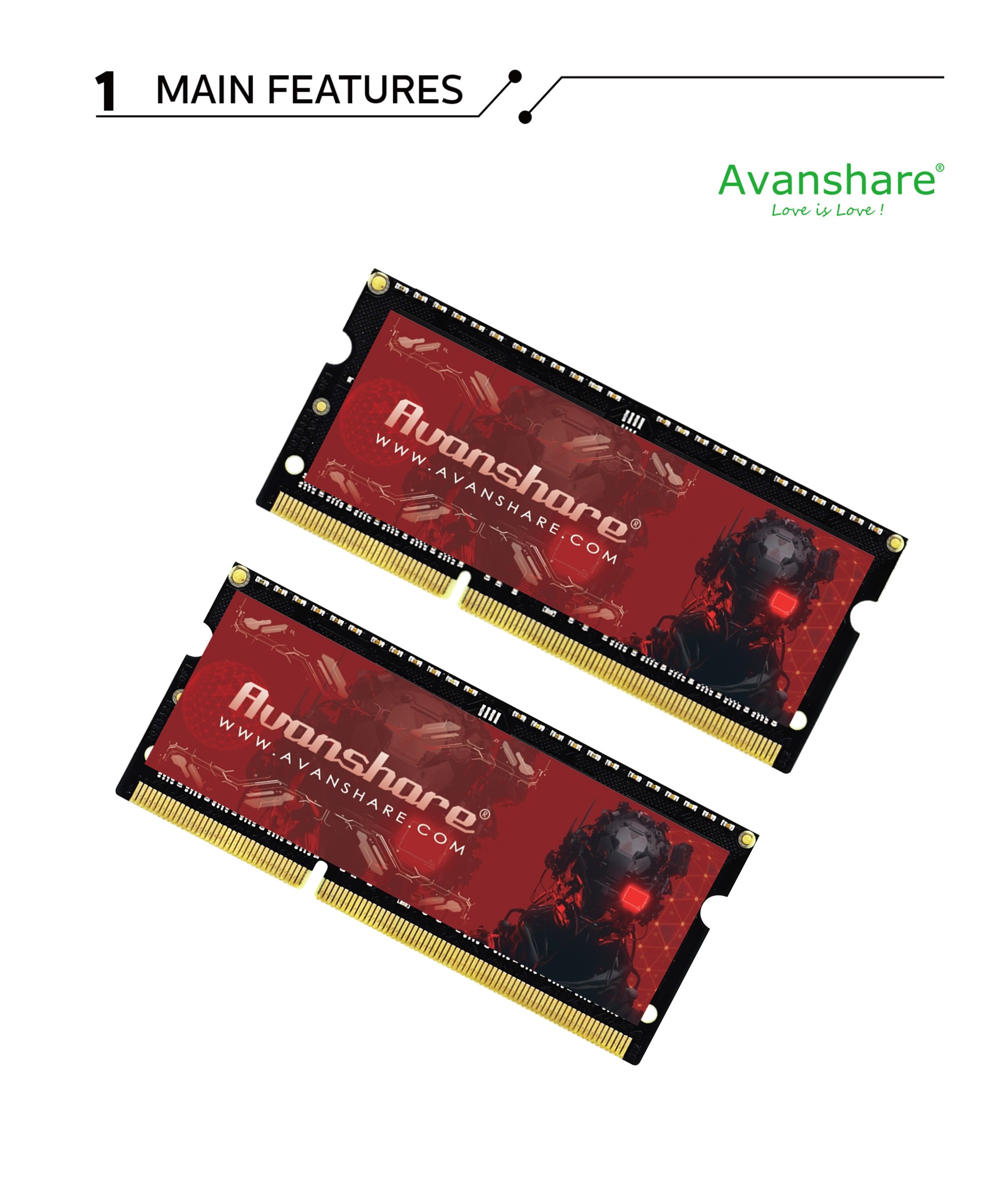 Memoria RAM Avanshare DDR5 DDR - Ddr5 Laptop Ram reseña y precio