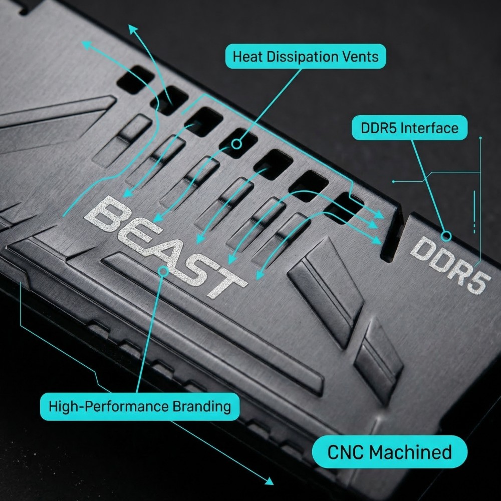 TISHRIC - 10 Disipadores de Ca - Ddr5 Memory reseña y precio