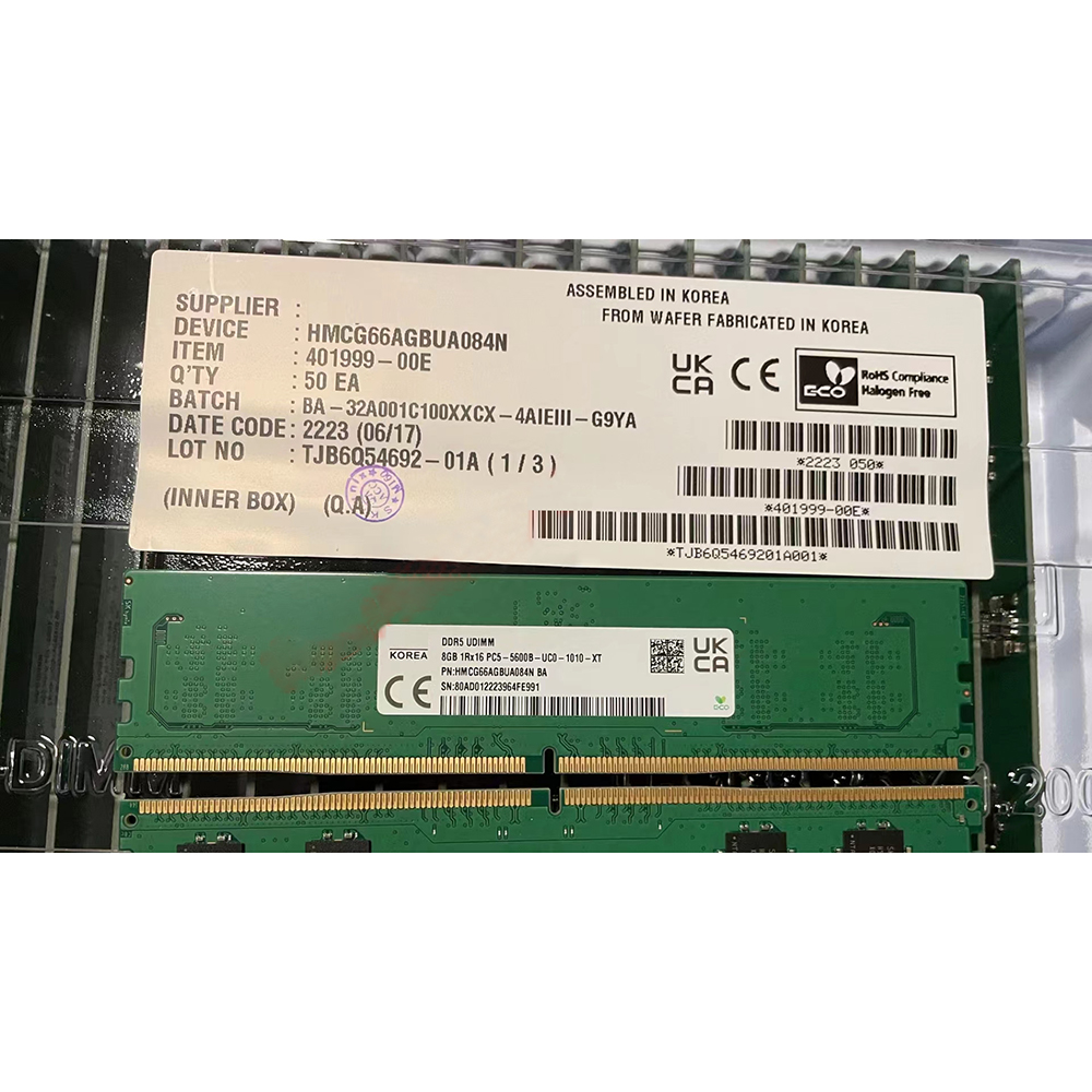 1 unidad de memoria RAM HMCG66 - Ddr5 8Gb reseña y precio