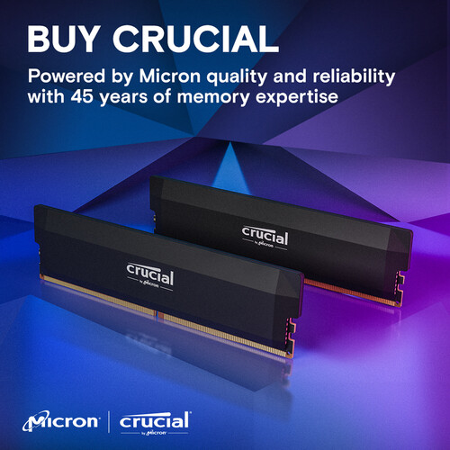 Memoria RAM Crucial Pro DDR5 d - Ddr5 16Gb 6000Mhz reseña y precio