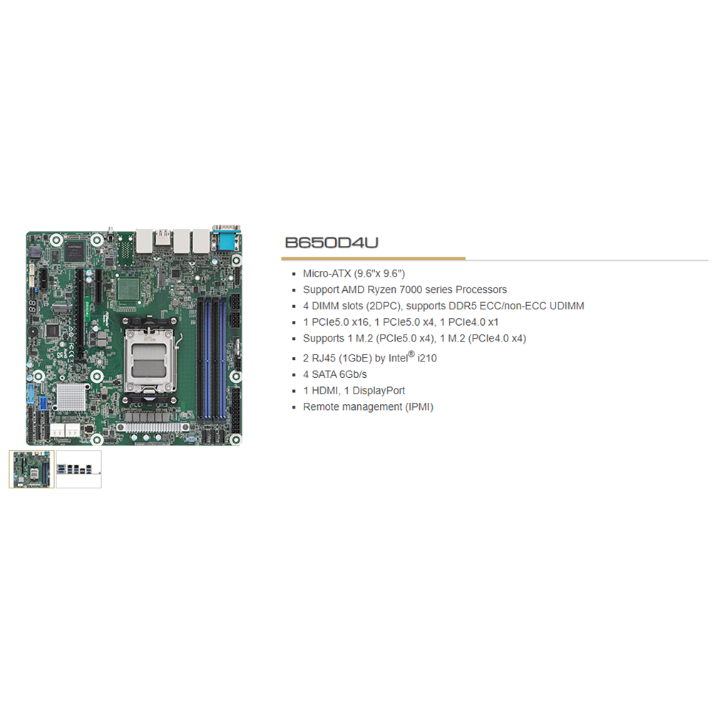 La placa base del servidor adm - Ddr5 32Gb reseña y precio