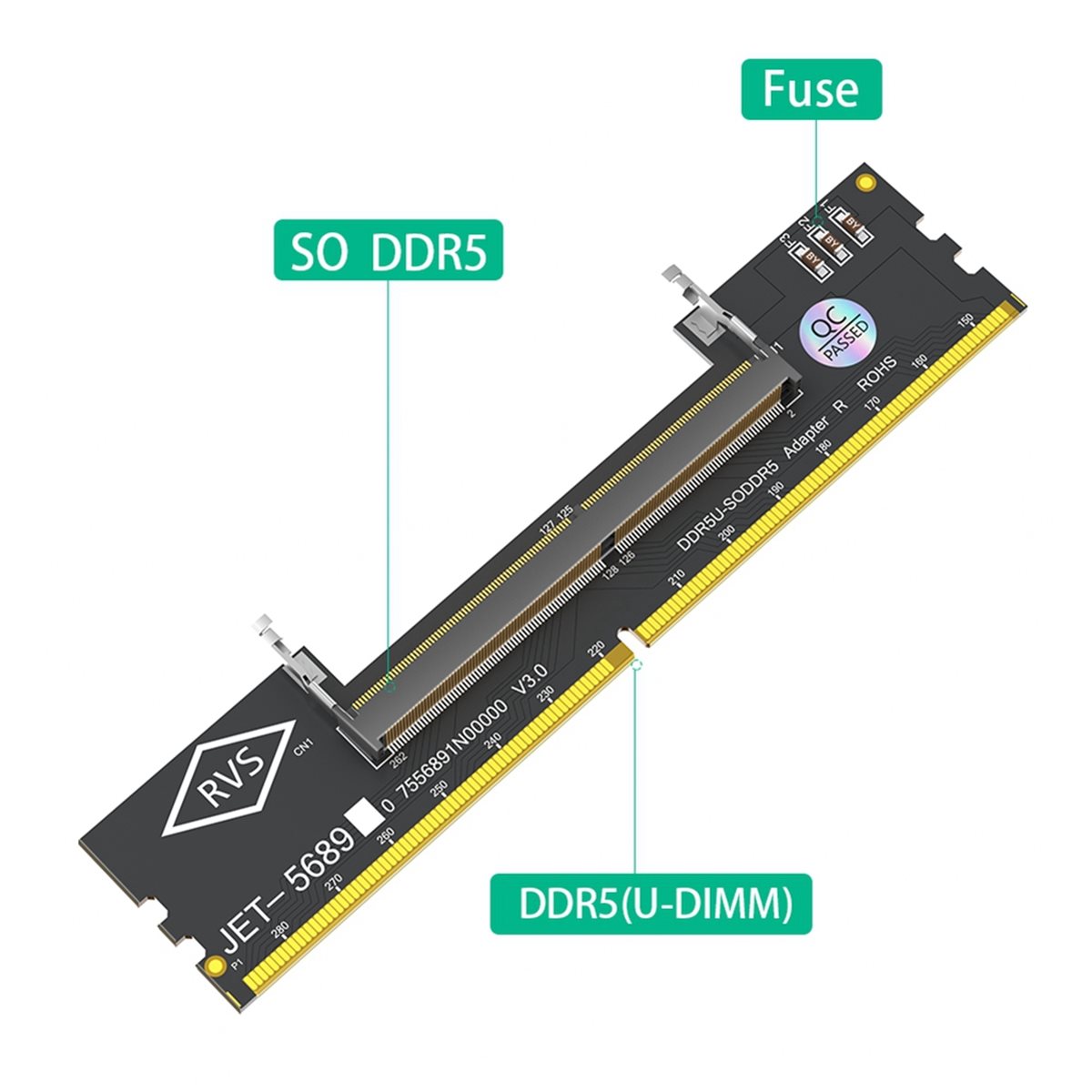 Tarjeta Adaptadora de Memoria  - Ddr5 Laptop Ram reseña y precio