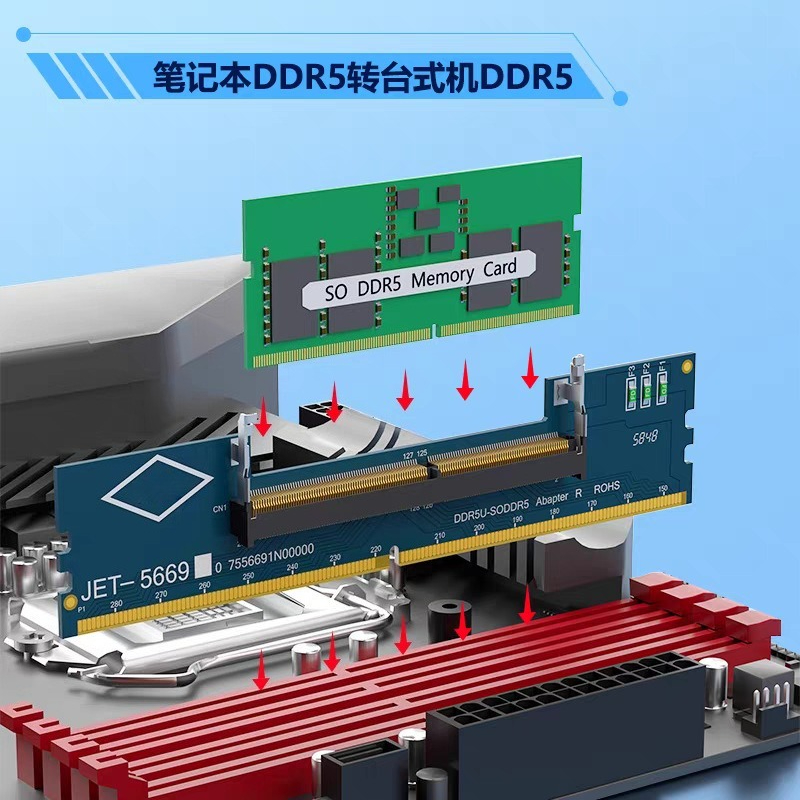Tarjeta Adaptadora de SO-DIMM  - Ddr5 Laptop Ram reseña y precio