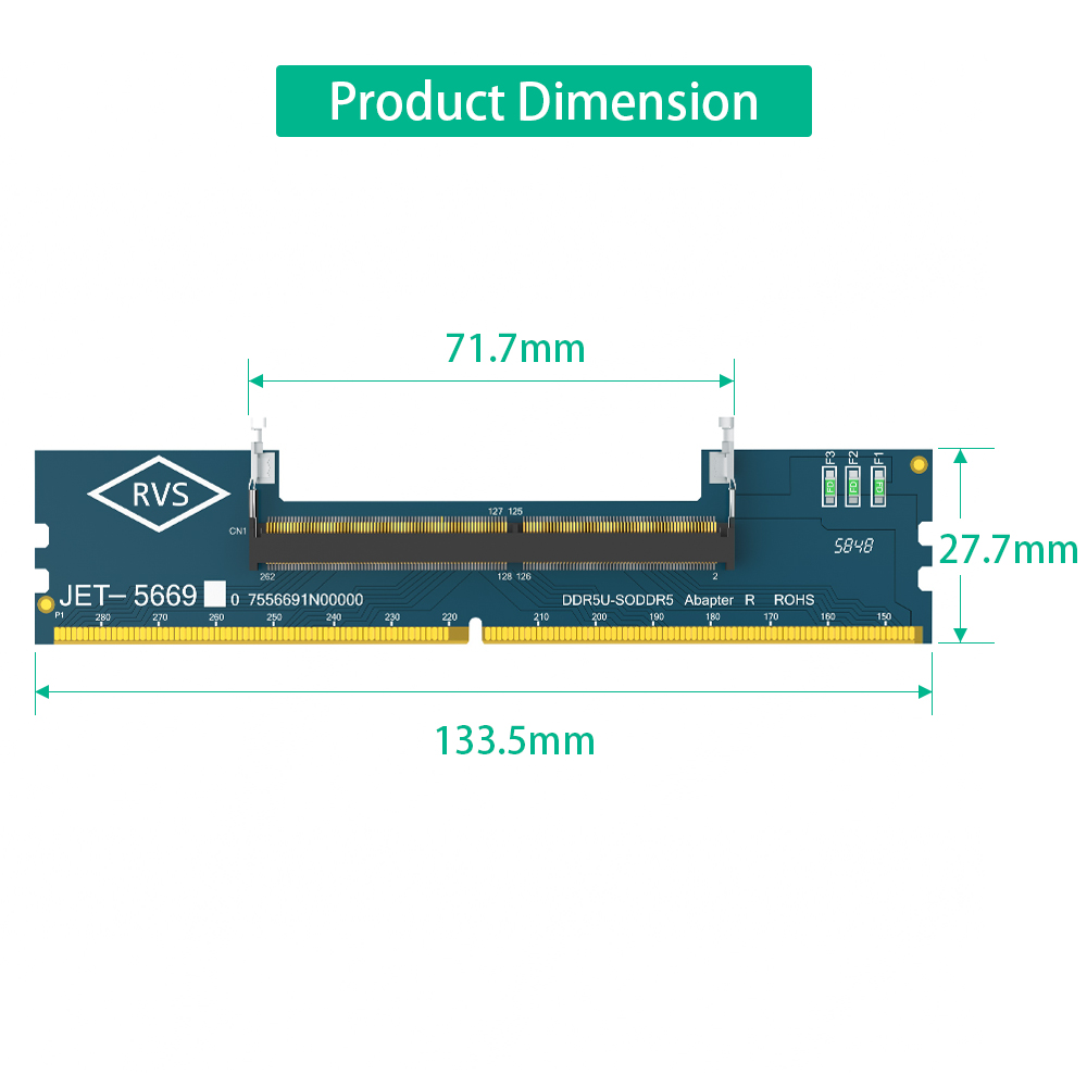 2 Tarjetas Adaptadoras de Memo - Ddr5 Laptop Ram reseña y precio
