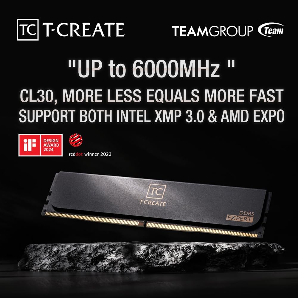 TEAMGROUP T-Create Expert CL30 - Ddr5 6000Mhz reseña y precio